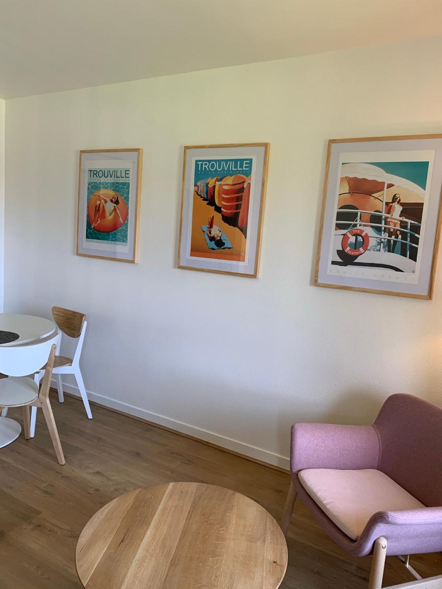 L'Appartement Vue Mer De La Villa Des Rosiers - Trouville Sur Mer Екстериор снимка